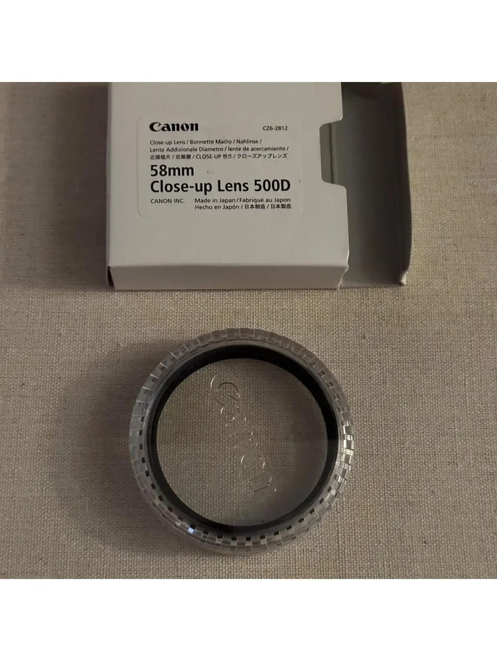 Canon Camera 58mm Close Up Lens - NIB